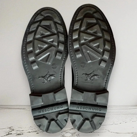 HESCHUNG Tremble Ankle Leather Boot Black Size 12 - Picture 5 of 12